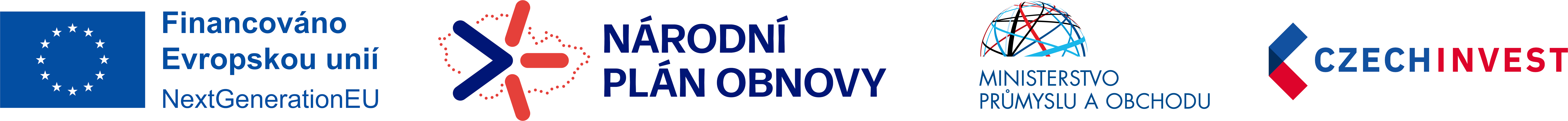 Funded by the European Union – NextGenerationEU, National Recovery Plan, Ministry of Industry and Trade, CzechInvest
